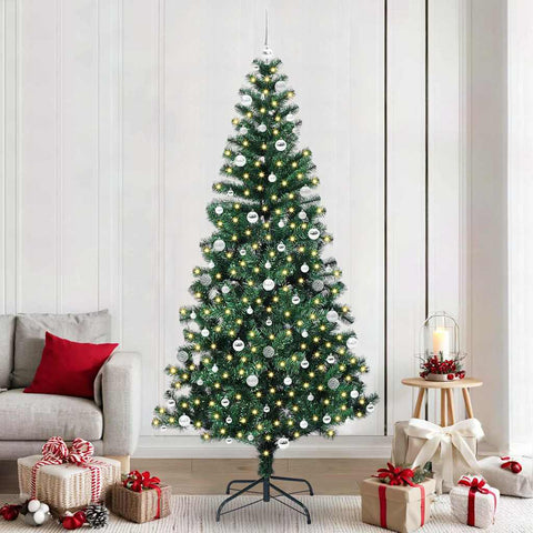 Albero di Natale artificiale con luci integrate Verde 240 cm
