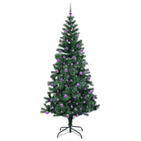 Albero di Natale artificiale con luci integrate Verde 240 cm