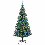 Albero di Natale artificiale con luci integrate Verde 240 cm