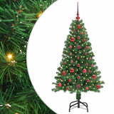 Albero di Natale artificiale con 150 LED Verde 120 cm