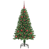 Albero di Natale artificiale con 150 LED Verde 120 cm