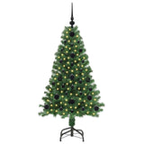 Albero di Natale artificiale con 150 LED Verde 120 cm