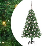 Albero di Natale artificiale con 150 LED Verde 120 cm