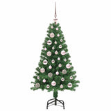 Albero di Natale artificiale con 150 LED Verde 120 cm