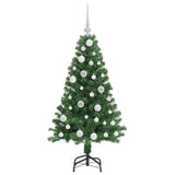 Albero di Natale artificiale con 150 LED Verde 120 cm