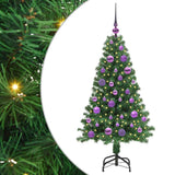 Albero di Natale artificiale con 150 LED Verde 120 cm