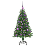 Albero di Natale artificiale con 150 LED Verde 120 cm