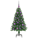 Albero di Natale artificiale con 150 LED Verde 120 cm