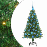 Albero di Natale artificiale con 150 LED Verde 120 cm
