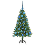 Albero di Natale artificiale con 150 LED Verde 120 cm