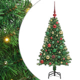Albero di Natale artificiale con 150 LED Verde 120 cm