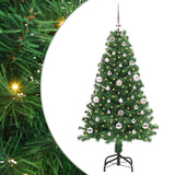 Albero di Natale artificiale con 150 LED Verde 150 cm