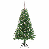Albero di Natale artificiale con 150 LED Verde 150 cm
