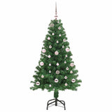 Albero di Natale artificiale con 150 LED Verde 150 cm