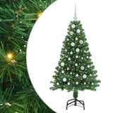 Albero di Natale artificiale con 150 LED Verde 150 cm