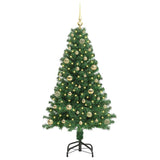 Albero di Natale artificiale con 150 LED Verde 150 cm