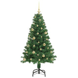 Albero di Natale artificiale con 150 LED Verde 150 cm