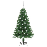 Albero di Natale artificiale con 150 LED Verde 150 cm