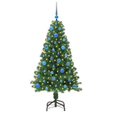 Albero di Natale artificiale con 150 LED Verde 150 cm
