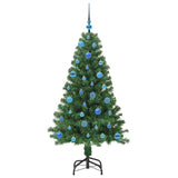 Albero di Natale artificiale con 150 LED Verde 150 cm