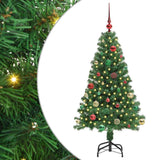 Albero di Natale artificiale con 150 LED Verde 150 cm