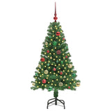 Albero di Natale artificiale con 150 LED Verde 150 cm