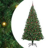 Albero di Natale artificiale con 300 LED Verde 210 cm
