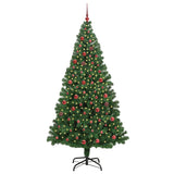 Albero di Natale artificiale con 300 LED Verde 210 cm