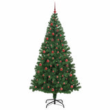 Albero di Natale artificiale con 300 LED Verde 210 cm