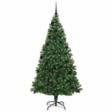 Albero di Natale artificiale con 300 LED Verde 210 cm