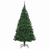 Albero di Natale artificiale con 300 LED Verde 210 cm