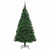 Albero di Natale artificiale con 300 LED Verde 210 cm