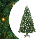 Albero di Natale artificiale con 300 LED Verde 210 cm