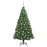 Albero di Natale artificiale con 300 LED Verde 210 cm