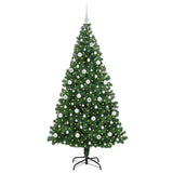 Albero di Natale artificiale con 300 LED Verde 210 cm