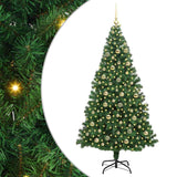 Albero di Natale artificiale con 300 LED Verde 210 cm