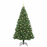 Albero di Natale artificiale con 300 LED Verde 210 cm