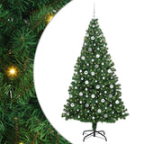 Albero di Natale artificiale con 300 LED Verde 210 cm