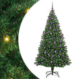 Albero di Natale artificiale con 300 LED Verde 210 cm