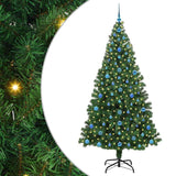 Albero di Natale artificiale con 300 LED Verde 210 cm