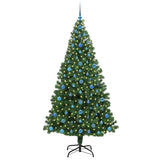 Albero di Natale artificiale con 300 LED Verde 210 cm