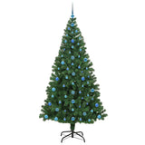 Albero di Natale artificiale con 300 LED Verde 210 cm