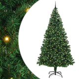 Albero di Natale artificiale con 300 LED Verde 240 cm
