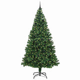 Albero di Natale artificiale con 300 LED Verde 240 cm