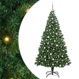 Albero di Natale artificiale con 300 LED Verde 240 cm