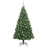 Albero di Natale artificiale con 300 LED Verde 240 cm
