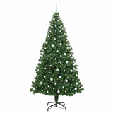 Albero di Natale artificiale con 300 LED Verde 240 cm