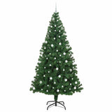 Albero di Natale artificiale con 300 LED Verde 240 cm