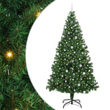 Albero di Natale artificiale con 300 LED Verde 240 cm