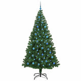 Albero di Natale artificiale con 300 LED Verde 240 cm
